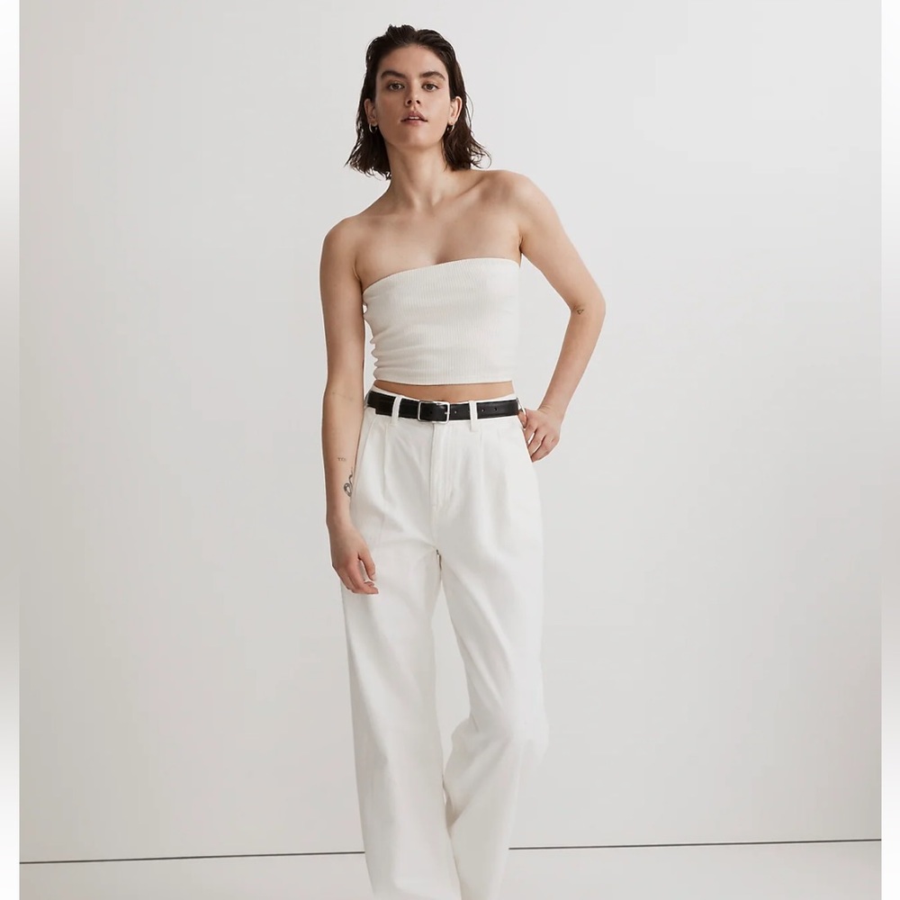 Madewell Crop Tube Top **NWT**